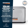 image:imageGenerac 26kW Home Standby Generator for home use with 200 amp transfer switch builtin cellular connectivity whole house generator for power backup18kW Next Gen  ATS