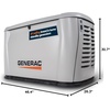 image:imageGenerac 26kW Home Standby Generator for home use with 200 amp transfer switch builtin cellular connectivity whole house generator for power backup22kW Next Gen