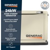 image:imageGenerac 26kW Home Standby Generator for home use with 200 amp transfer switch builtin cellular connectivity whole house generator for power backup24kW