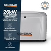 image:imageGenerac 26kW Home Standby Generator for home use with 200 amp transfer switch builtin cellular connectivity whole house generator for power backup26kW Next Gen  ATS