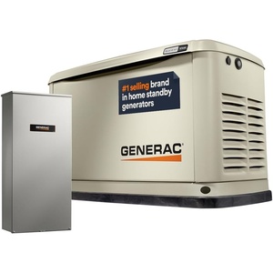 image:imageGenerac 26kW Home Standby Generator for home use with 200 amp transfer switch builtin cellular connectivity whole house generator for power backup10kw  100A Switch