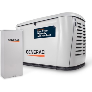 image:imageGenerac 26kW Home Standby Generator for home use with 200 amp transfer switch builtin cellular connectivity whole house generator for power backup26kW Next Gen