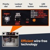 image:imageGenerac 7000 50 Amp Load Manager  Efficient Load Prioritization and WireFree Technology for Reliable Power Management  LockFeature and LED Status Display for Convenient Operation  Gray50 Amp