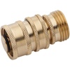 image:imageGenerac 6631 Garden Hose Quick Disconnect Set  Easily Connect and Disconnect Your Garden Hose
