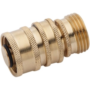 image:imageGenerac 6631 Garden Hose Quick Disconnect Set  Easily Connect and Disconnect Your Garden Hose
