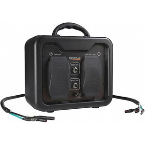 image:imageGenerac 7668 120V Parallel Cable Kit 2ft Cord Custom Plug End Connects 2 Generators Enhance Power Compatible with iQ3500 amp GP3000i