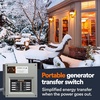 image:imageGenerac HomeLink 50Amp Portable Generator Transfer Switch Kit Upgradeable Manual Transfer Switch Indoor PreWired Panel 816 CircuitsSwitch Kit