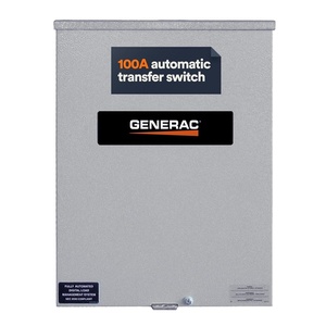 image:imageGenerac 100Amp Automatic Generator Transfer Switch Single Phase Service Entrance Rated NEMA 3R Outdoor Enclosure100Amp