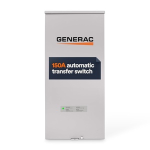 image:imageGenerac 100Amp Automatic Generator Transfer Switch Single Phase Service Entrance Rated NEMA 3R Outdoor Enclosure150Amp SPD