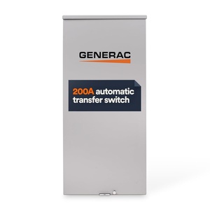 image:imageGenerac 100Amp Automatic Generator Transfer Switch Single Phase Service Entrance Rated NEMA 3R Outdoor Enclosure200Amp
