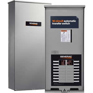 image:imageGenerac RXG16EZA3 16Circuit 100 Amp ATS  NEMA 3 CUL Reliable Transfer Switch with Integrated Load Center for Essential Circuit Backup