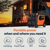image:imageGenerac 3800Watt DualFuel Portable Inverter Generator  Gas and Propane Compatible  Quiet Operation  Clean Stable Power  Great for Home Backup Camping and RV Use3800Watt Inverter  Electric Start  COsense  49 ST