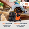 image:imageGenerac 3800Watt DualFuel Portable Inverter Generator  Gas and Propane Compatible  Quiet Operation  Clean Stable Power  Great for Home Backup Camping and RV Use5200Watt Inverter  Electric Start  COsense  50 ST