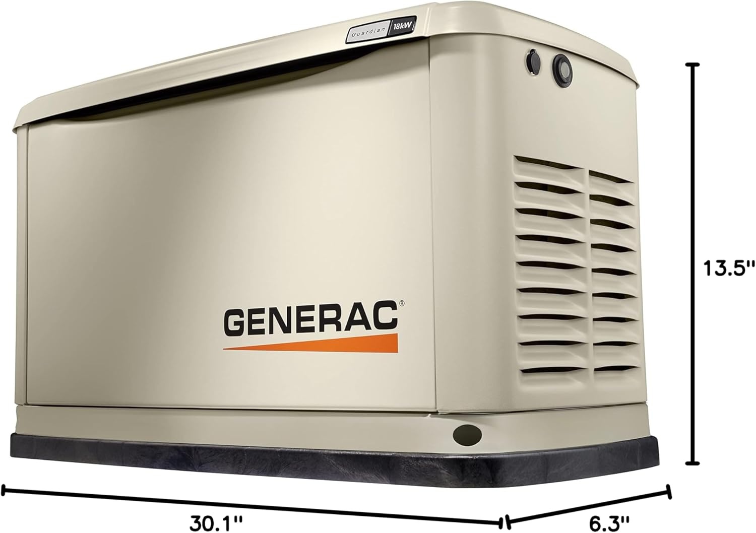 image:imageGenerac Guardian 18kW Home Standby Generator with 200 Amp Transfer Switch  Automatic Whole House Backup Power for Storms Emergencies and Outages WiFi Enabled Runs on Natural Gas or Liquid Propane