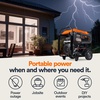 image:imageGenerac 19300 Starting Watt Portable Gas Generator  Electric Start  Home Backup or RV Ready  Heavy Duty Frame  Quiet Long Runtime Emergency Power  49State Compliant22 500 Starting Watts