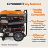 image:imageGenerac 19300 Starting Watt Portable Gas Generator  Electric Start  Home Backup or RV Ready  Heavy Duty Frame  Quiet Long Runtime Emergency Power  49State Compliant22 500 Starting Watts