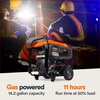 image:imageGenerac 19300 Starting Watt Portable Gas Generator  Electric Start  Home Backup or RV Ready  Heavy Duty Frame  Quiet Long Runtime Emergency Power  49State Compliant19 300 Starting Watts