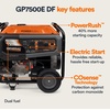 image:imageGenerac 6875 Starting Watt Portable Gas Generator  Electric Start  Home Backup or RV Ready  Heavy Duty Frame  Quiet Long Runtime Emergency Power  50State Compliant9 400 Starting Watts