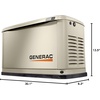 image:imageGenerac Guardian 18kW Home Standby Generator with 200 Amp Transfer Switch  Automatic Whole House Backup Power for Storms Emergencies and Outages WiFi Enabled Runs on Natural Gas or Liquid Propane