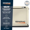 image:imageGenerac Guardian 18kW Home Standby Generator with 200 Amp Transfer Switch  Automatic Whole House Backup Power for Storms Emergencies and Outages WiFi Enabled Runs on Natural Gas or Liquid Propane