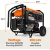 image:imageGenerac 10000 Starting Watt Portable Gas Generator Electric Start10 000 Starting Watts