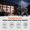 image:imageGenerac 10000 Starting Watt Portable Gas Generator Electric Start12 500 Starting Watts