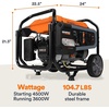 image:imageGenerac 10000 Starting Watt Portable Gas Generator Electric Start4 500 Starting Watts