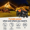 image:imageGenerac 10000 Starting Watt Portable Gas Generator Electric Start4 500 Starting Watts