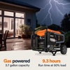 image:imageGenerac 10000 Starting Watt Portable Gas Generator Electric Start4 500 Starting Watts