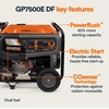 image:imageGenerac 10000 Starting Watt Portable Gas Generator Electric Start9 400 Starting Watts