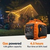 image:imageGenerac 4000 Starting Watt Gas Portable Inverter Generator Extension Cord3 300 Starting Watts