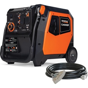 image:imageGenerac 4000 Starting Watt Gas Portable Inverter Generator Extension Cord4 000 Starting Watts